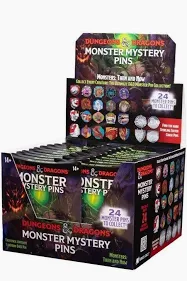 Dungeons & Dragons Monster Mystery Pins